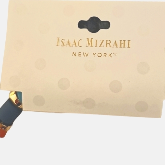 NWT Isaac Mizrahi Blue and orange Necklace - Picture 3 of 4